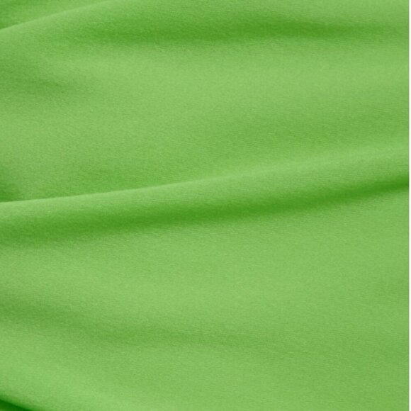 Helmut Lang Green Ruched Mesh Crepe T-shirt - S/M, Reversible - Picture 4 of 12